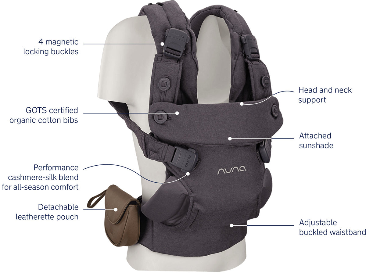 Nuna CUDL Luxe 4 in 1 Baby Carrier - Dusk