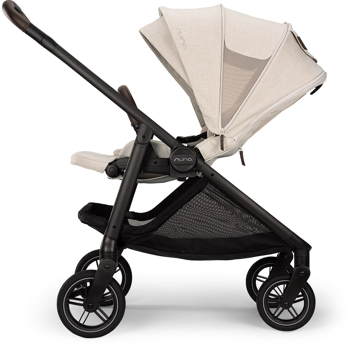 Nuna SWIV + PIPA Aire RX Travel System Bundle - Chai / Caviar