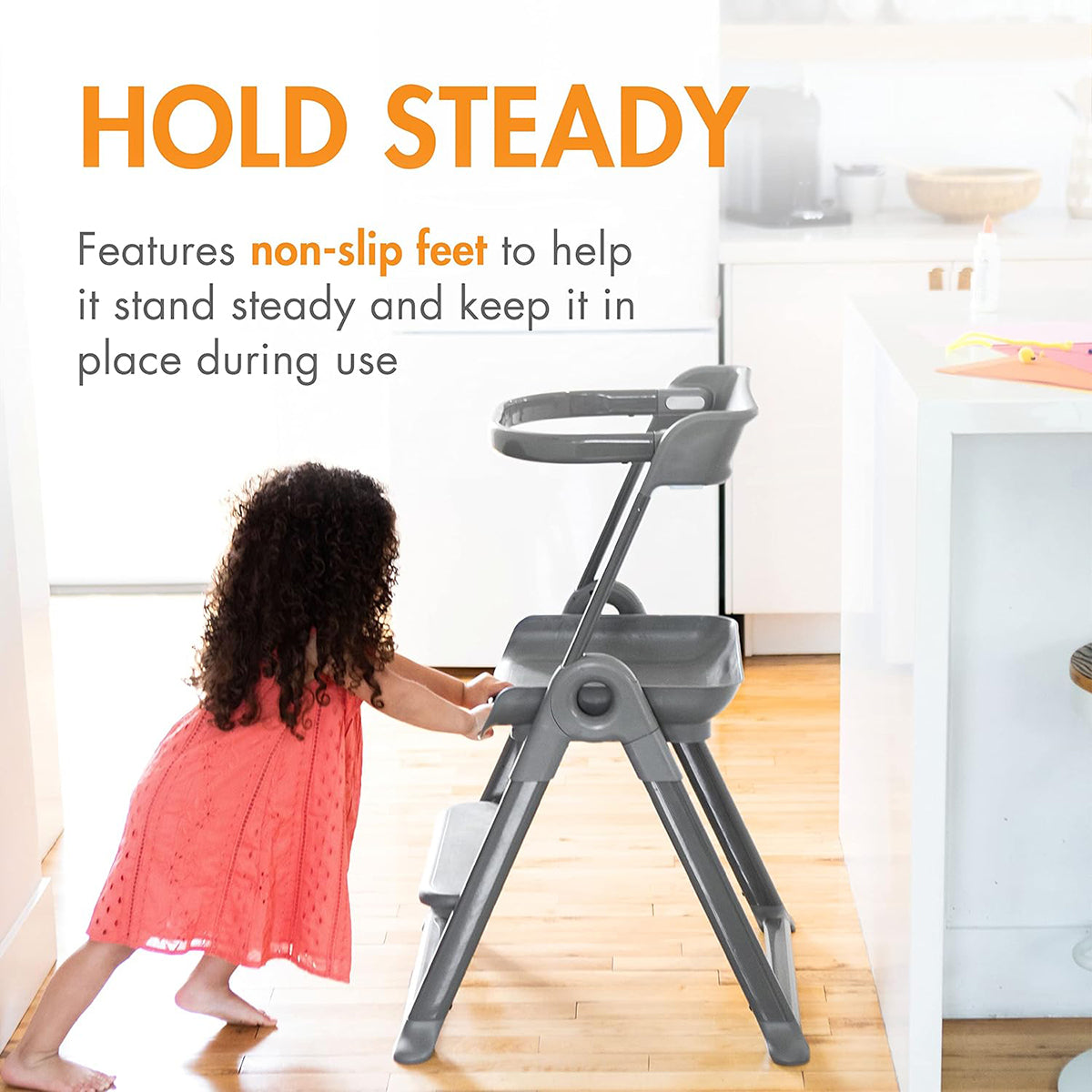 Boon Pivot Toddler Tower - Gray