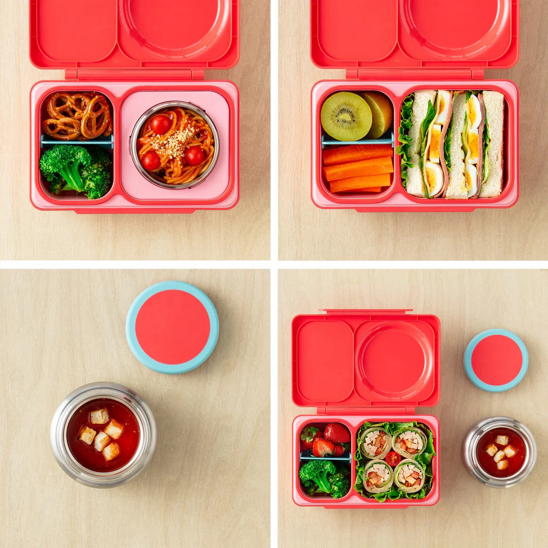 Omie Life OmieBox UP Insulated Bento Box (9+ years) - Cherry Pink