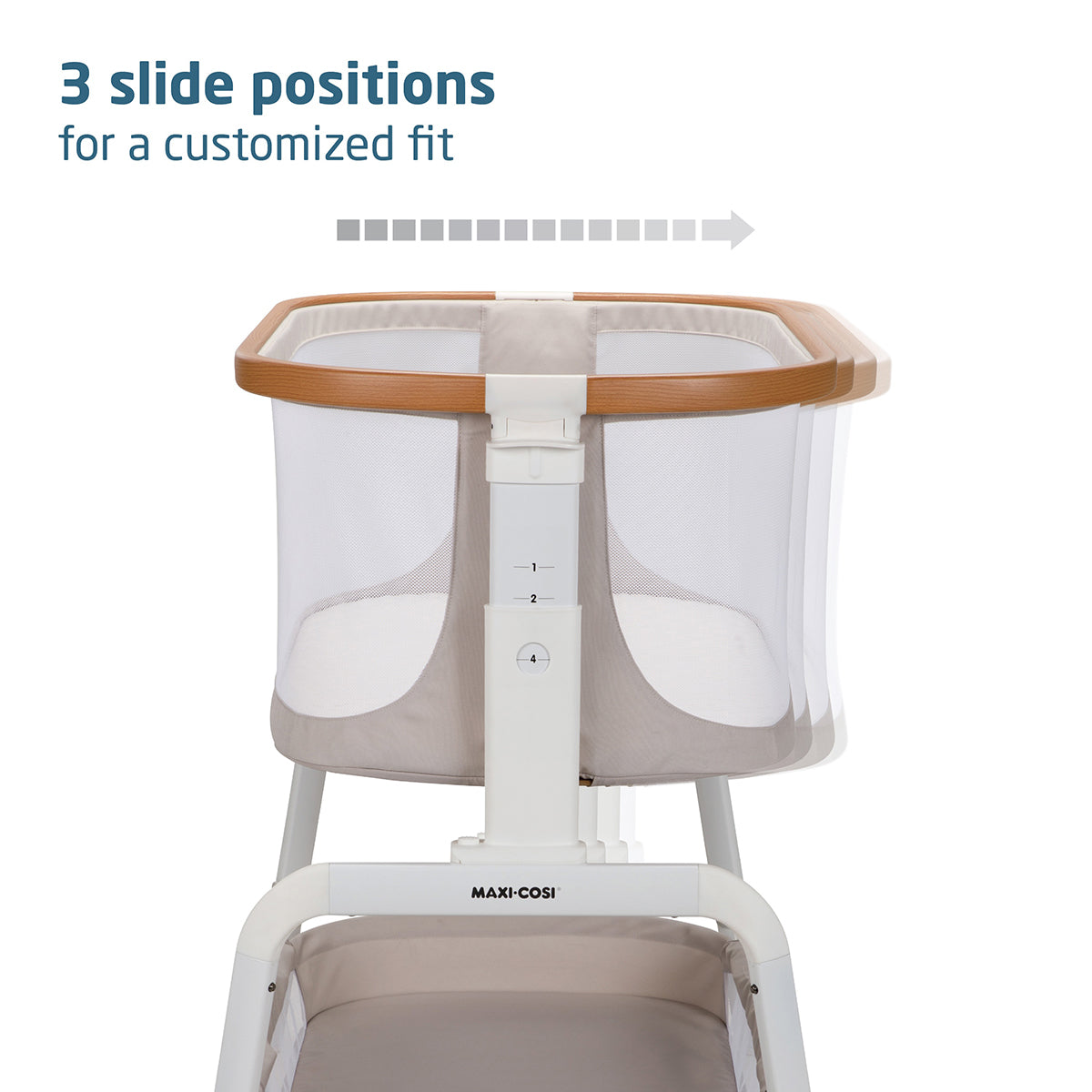 Maxi-Cosi Iora Bedside Bassinet - Horizon Sand