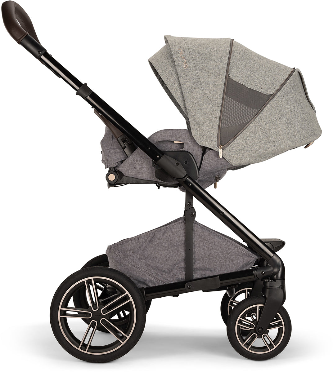 Nuna MIXX Next with Magnetic Buckle + PIPA Aire RX Travel System Bundle - Monterey (Brixy Exclusive)