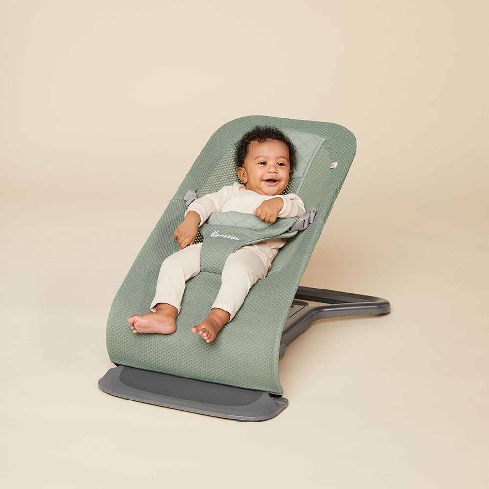 Ergobaby 3-in-1 Evolve Mesh Bouncer - Sage Green