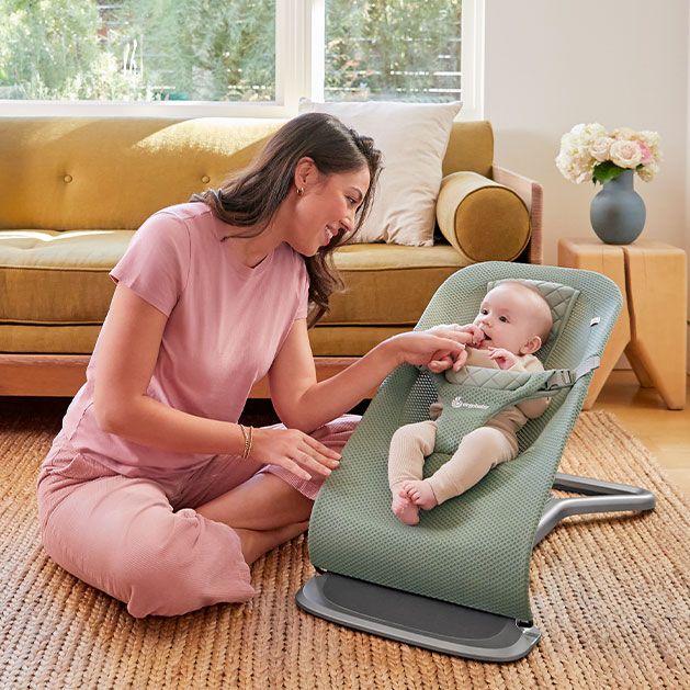 Ergobaby 3-in-1 Evolve Mesh Bouncer - Sage Green