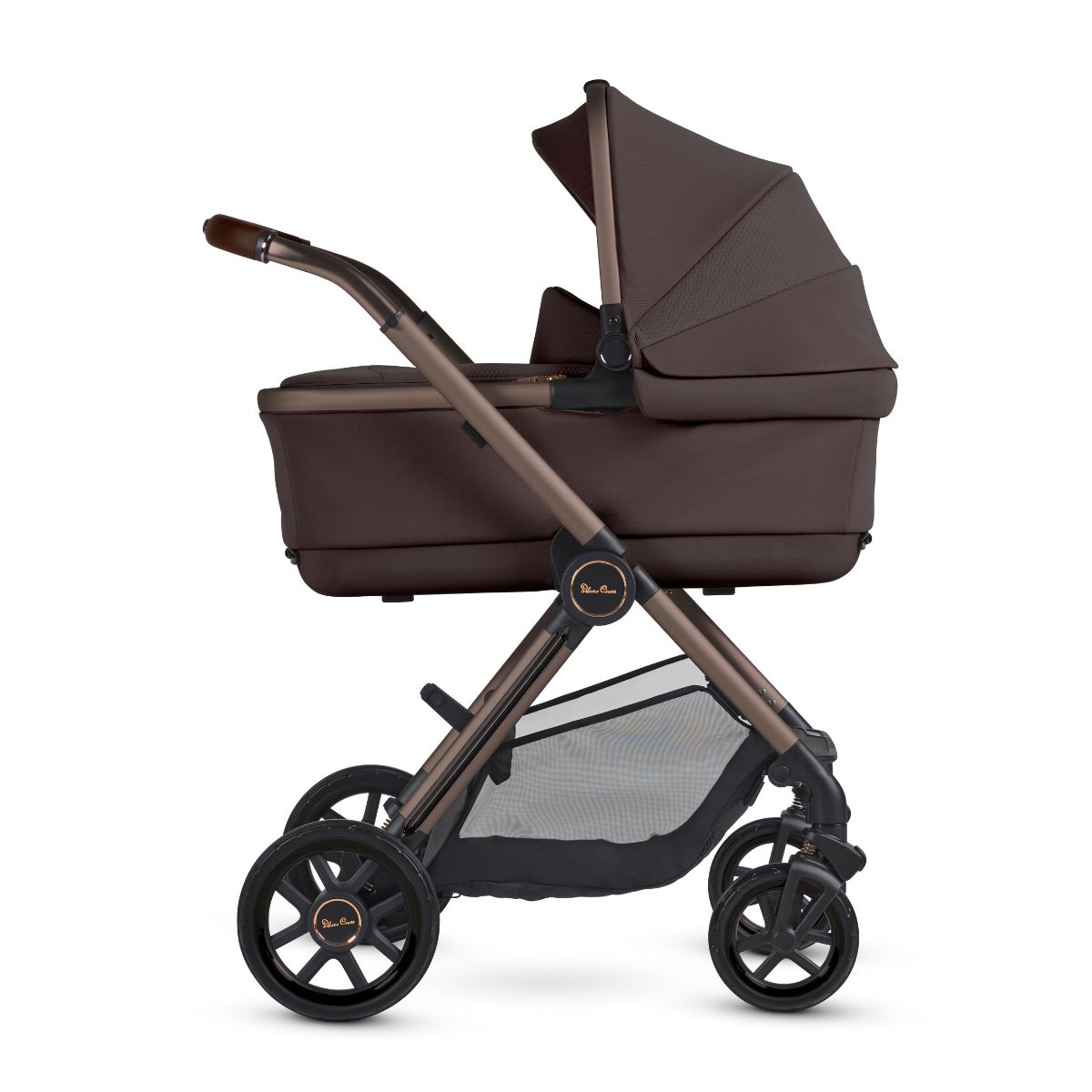 Silver Cross Reef 2 Stroller + Folding Bassinet Bundle - Ganache