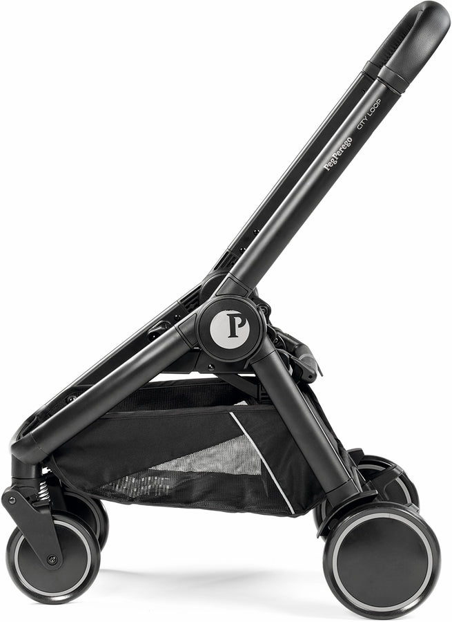 Peg Perego City Loop Chassis + Primo Viaggio 4-35 Urban Mobility Infant Car Seat Bundle - Black / True Black