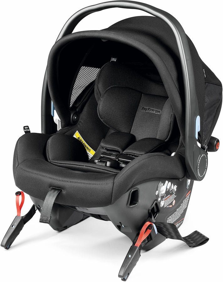 Peg Perego City Loop Chassis + Primo Viaggio 4-35 Urban Mobility Infant Car Seat Bundle - Black / True Black