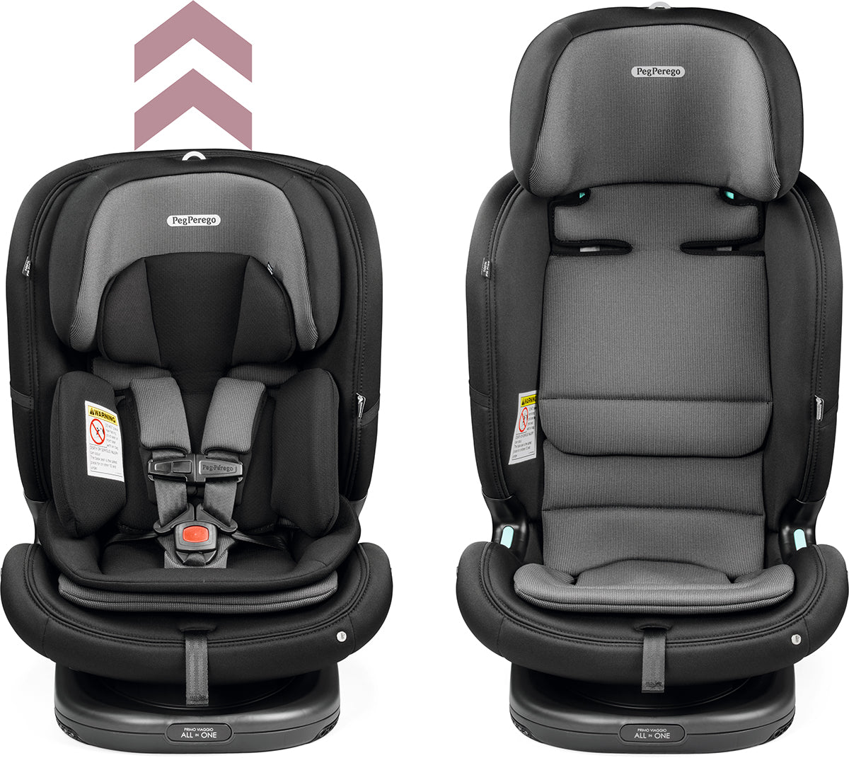 Peg Perego Primo Viaggio All In One Convertible Car Seat - Crystal Black