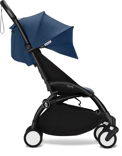 Stokke YOYO3 Ultra Compact 6+ Stroller (One Box) - Black / Air France Blue