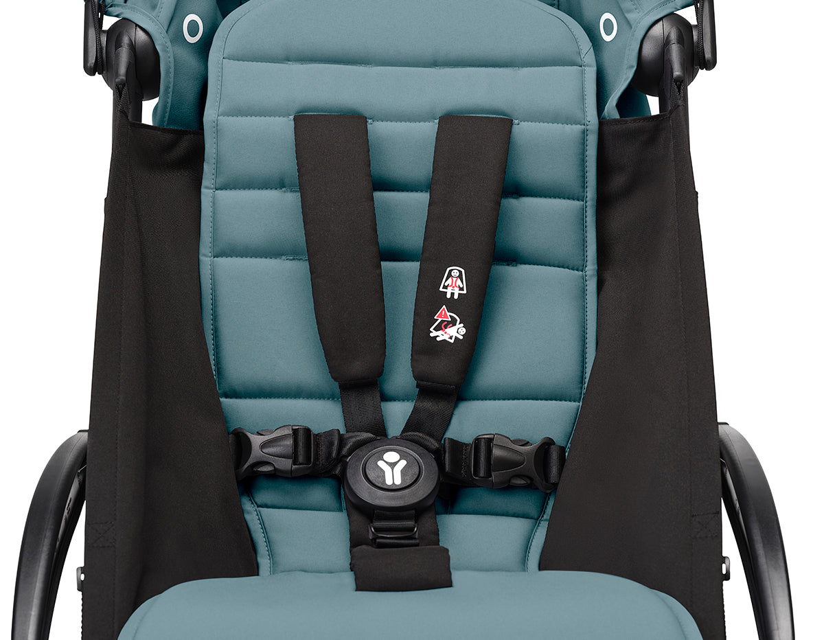 Stokke YOYO3 Ultra Compact 6+ Stroller (One Box) - Black / Aqua