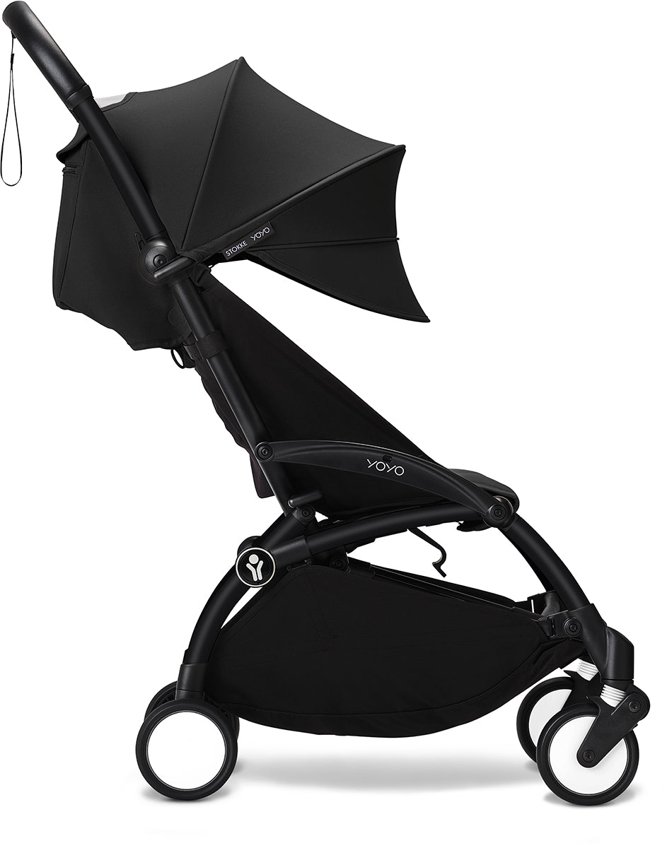 Stokke YOYO3 Ultra Compact 6+ Stroller (One Box) - Black / Black