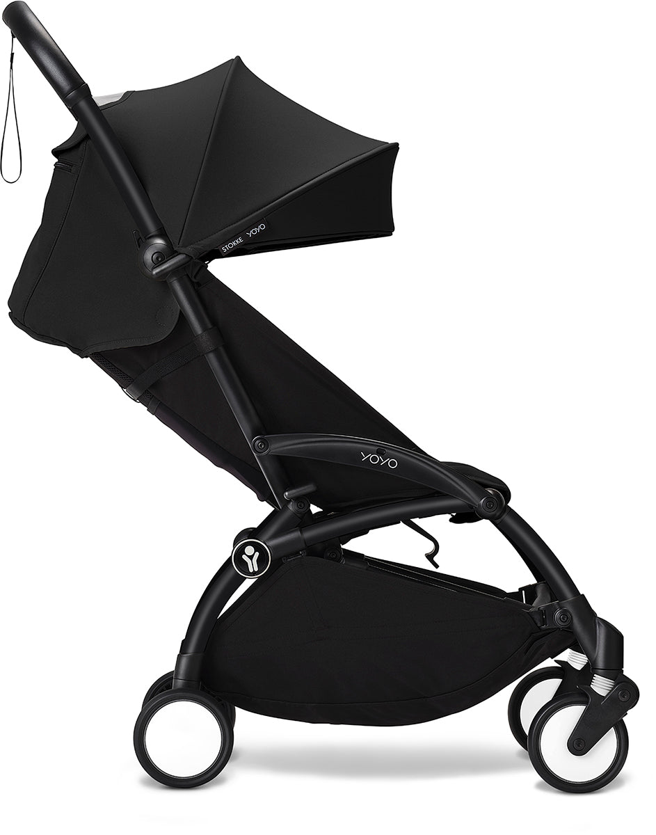 Stokke YOYO3 Ultra Compact 6+ Stroller (One Box) - Black / Black