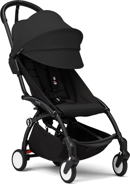 Stokke YOYO3 Ultra Compact 6+ Stroller (One Box) - Black / Black