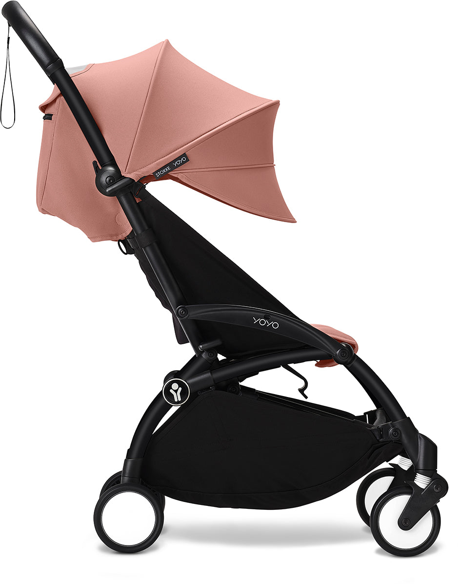 Stokke YOYO3 Ultra Compact 6+ Stroller (One Box) - Black / Ginger