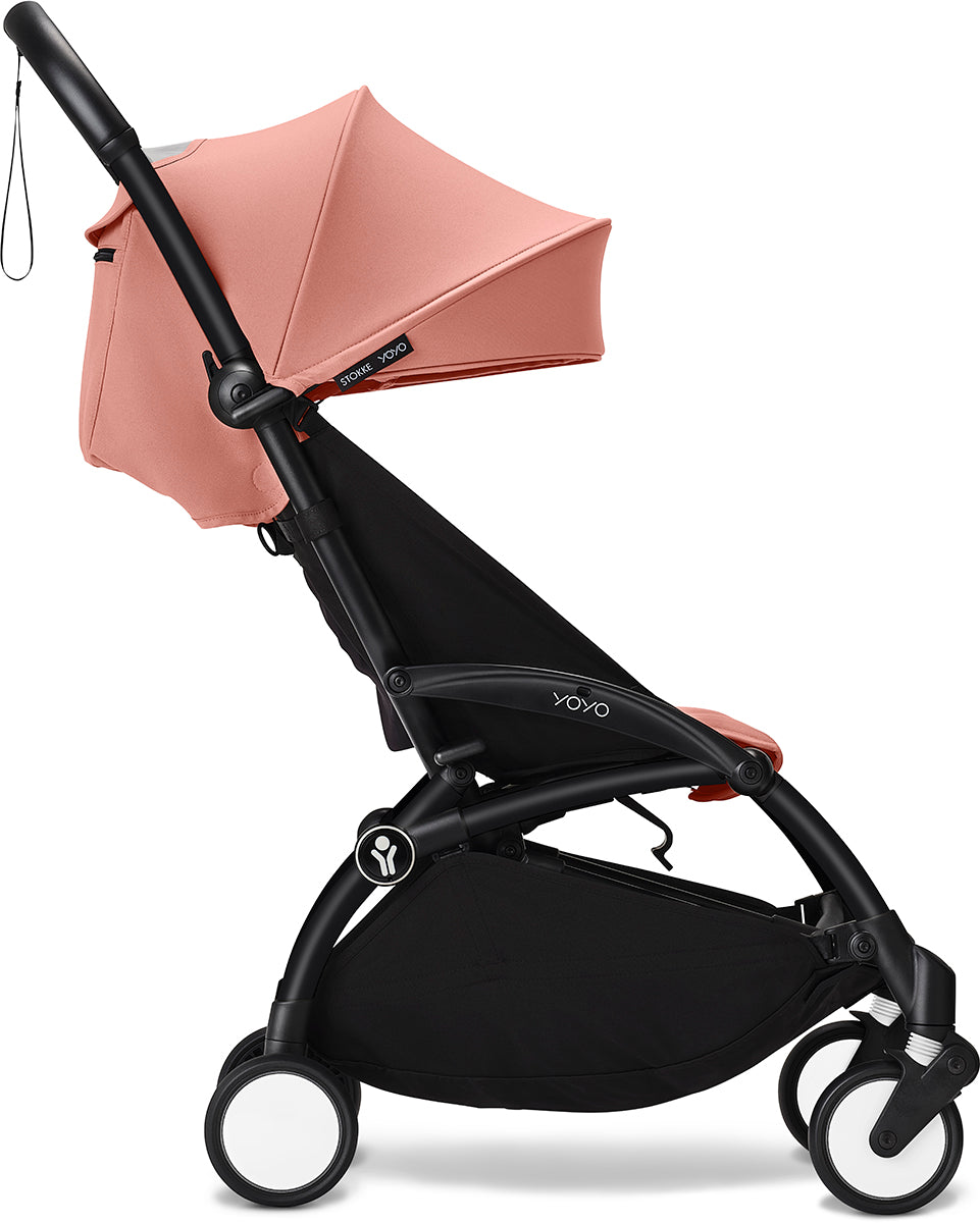 Stokke YOYO3 Ultra Compact 6+ Stroller (One Box) - Black / Ginger