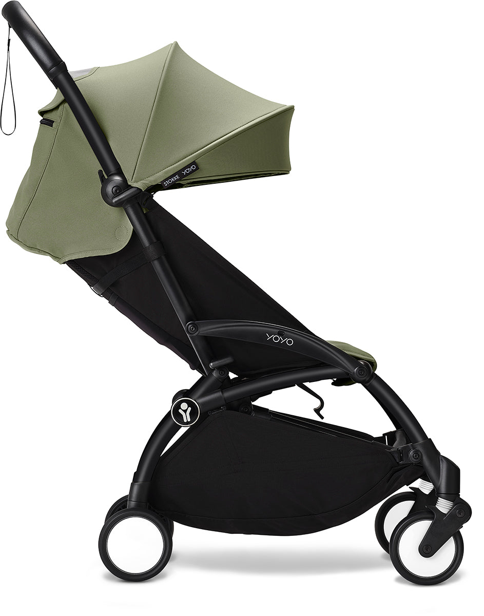 Stokke YOYO3 Ultra Compact 6+ Stroller (One Box) - Black / Olive