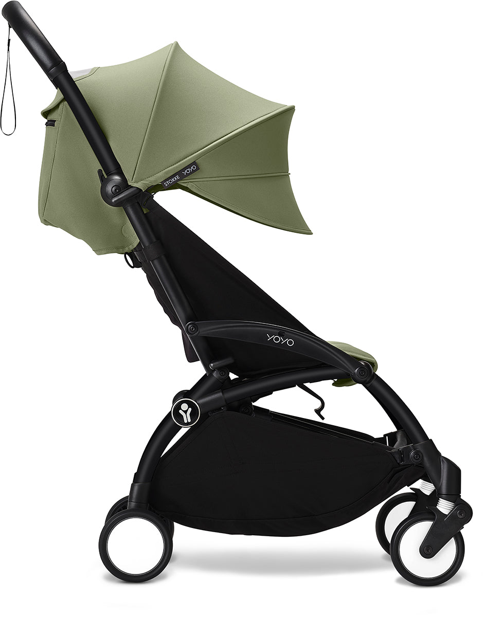 Stokke YOYO3 Ultra Compact 6+ Stroller (One Box) - Black / Olive