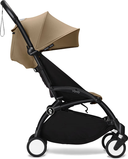 Stokke YOYO3 Ultra Compact 6+ Stroller (One Box) - Black / Toffee