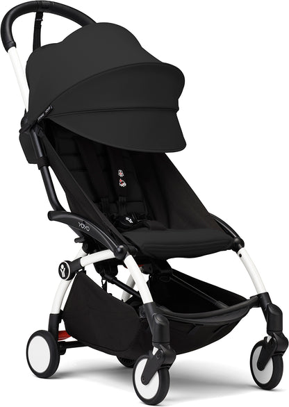 Stokke YOYO3 Ultra Compact 6+ Stroller (One Box) - White / Black