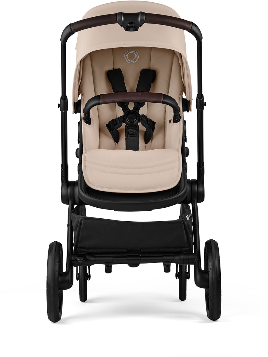 Bugaboo Kangaroo Complete Single-to-Double Stroller - Black / Desert Taupe / Desert Taupe