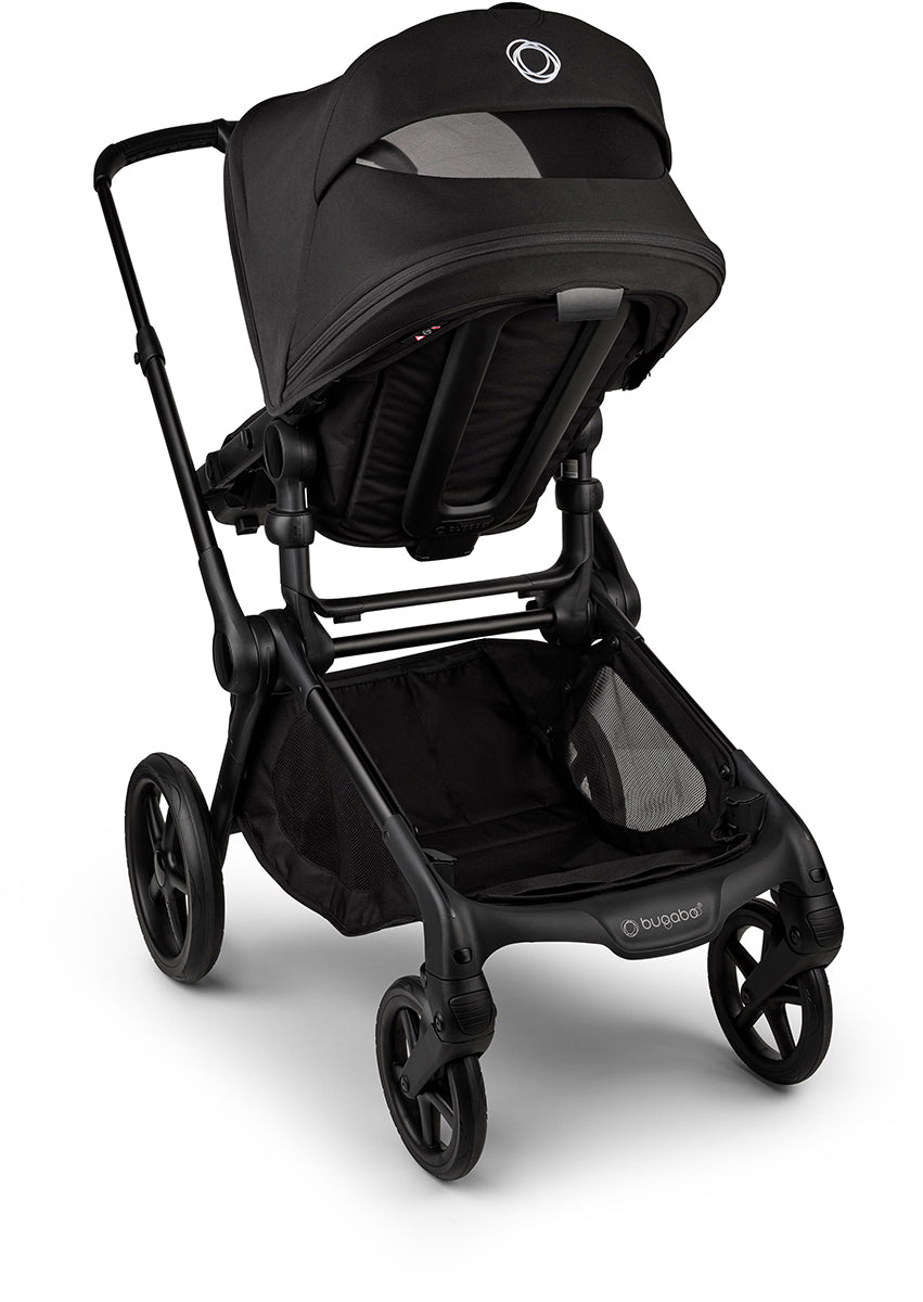 Bugaboo Kangaroo Complete Single-to-Double Stroller - Black / Midnight Black / Midnight Black