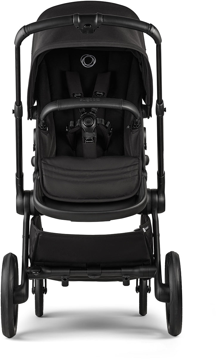 Bugaboo Kangaroo Complete Single-to-Double Stroller - Black / Midnight Black / Midnight Black