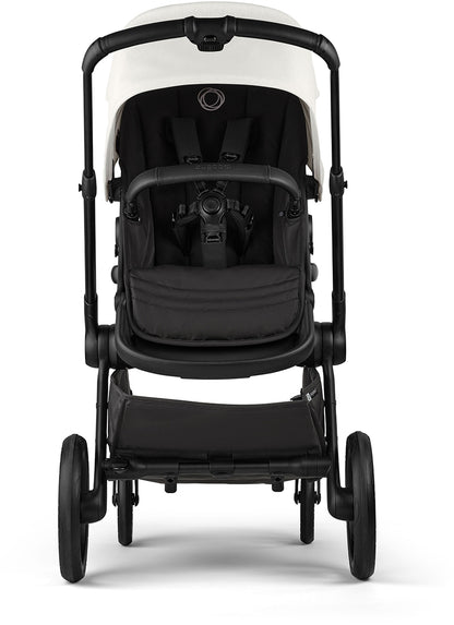 Bugaboo Kangaroo Complete Single-to-Double Stroller - Black / Midnight Black / Misty White