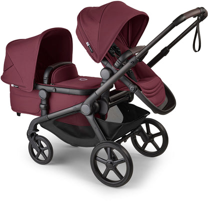 Bugaboo Kangaroo Sibling Seat - Black / Dark Cherry / Dark Cherry