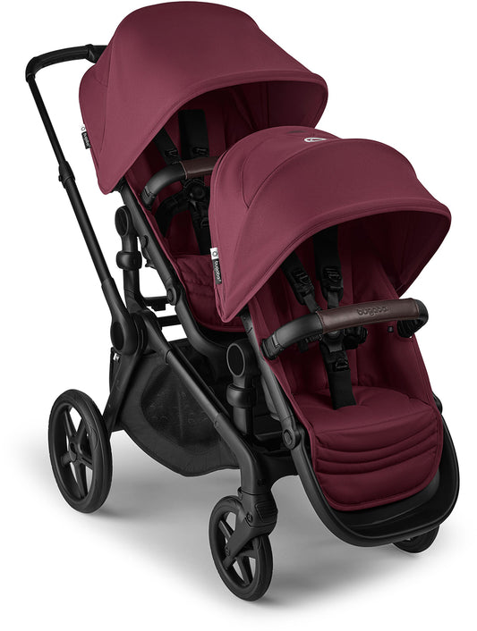 Bugaboo Kangaroo Sibling Seat - Black / Dark Cherry / Dark Cherry