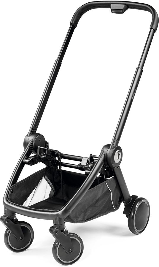 Peg Perego City Loop Stroller Bundle - Black / Metal