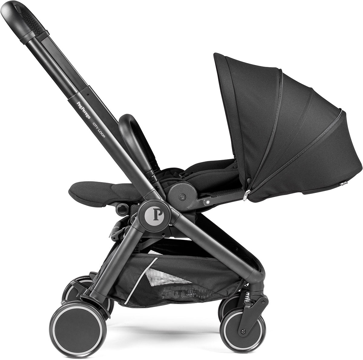 Peg Perego City Loop Stroller Bundle - Black / True Black