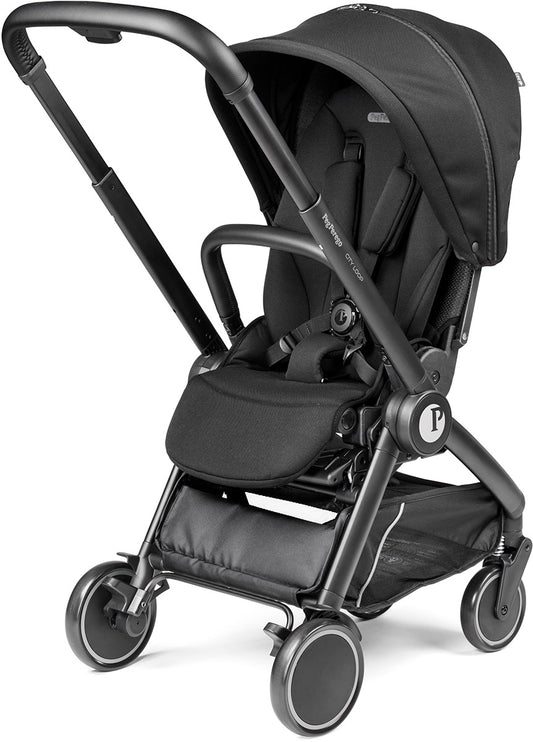 Peg Perego City Loop Stroller Bundle - Black / True Black