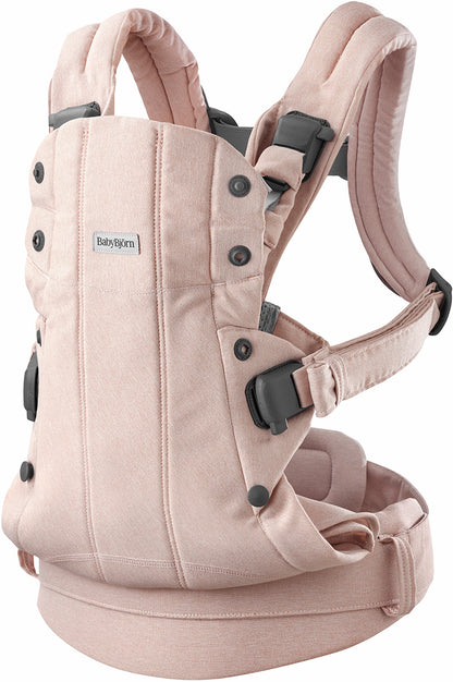 BabyBjorn Baby Carrier Harmony Woven Melange, Light Pink