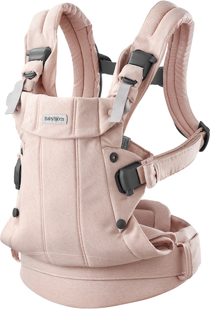 BabyBjorn Baby Carrier Harmony Woven Melange, Light Pink