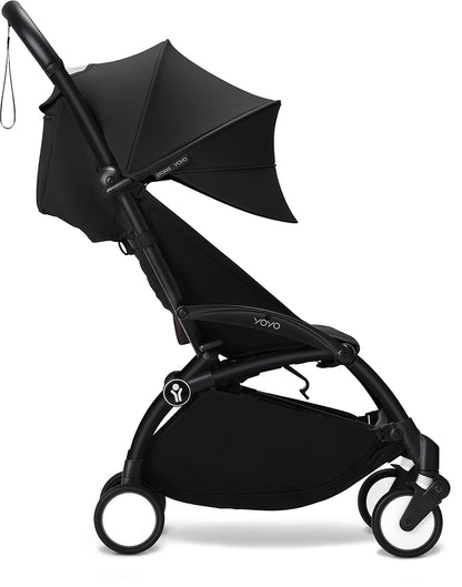 Stokke YOYO3 Ultra Compact Complete 0+/6+ Stroller Bundle - Black / Black