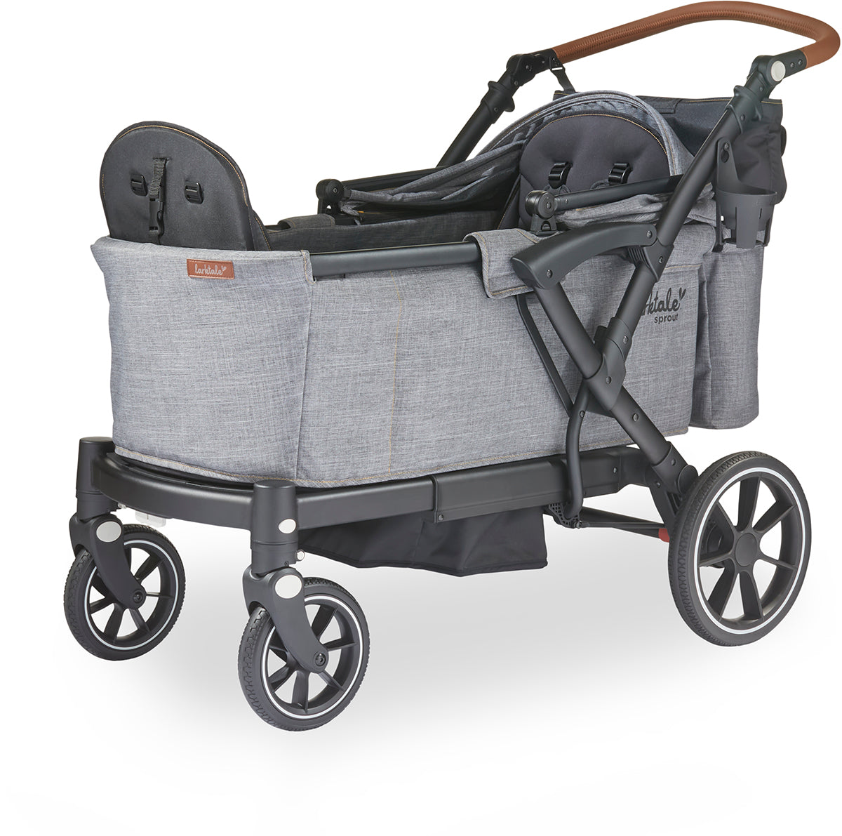 Larktale Sprout V2 Single-to-Double Stroller Wagon - Nightcliff Stone