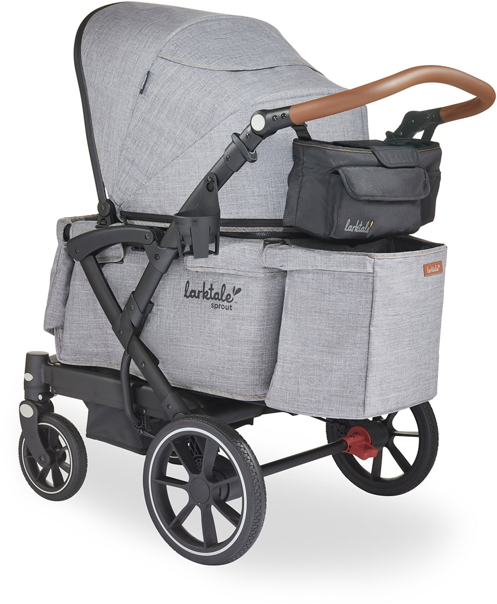 Larktale Sprout V2 Single-to-Double Stroller Wagon - Nightcliff Stone