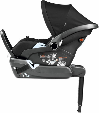 Peg Perego City Loop Chassis + Primo Viaggio 4-35 Lounge Infant Car Seat Bundle - Black / True Black