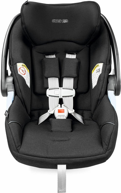 Peg Perego City Loop Chassis + Primo Viaggio 4-35 Lounge Infant Car Seat Bundle - Black / True Black