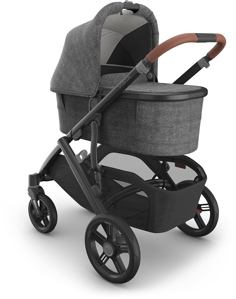 UPPAbaby Bassinet V3 - Greyson (Charcoal Melange / Carbon Frame)