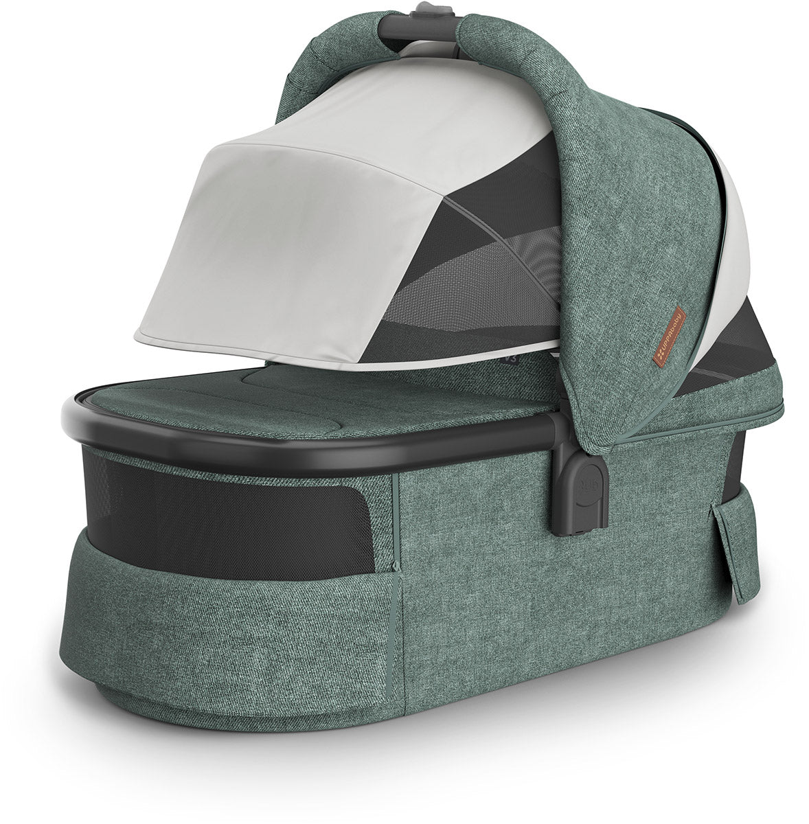 UPPAbaby Bassinet V3 - Gwen (Green Melange / Carbon Frame)