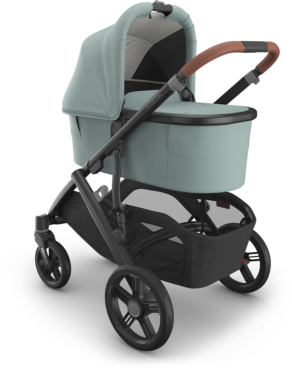 UPPAbaby Bassinet V3 - Kenzi (Mystic Aqua / Carbon Frame)