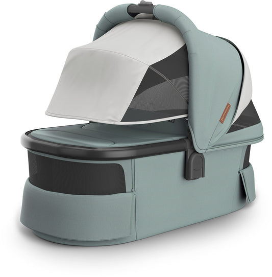 UPPAbaby Bassinet V3 - Kenzi (Mystic Aqua / Carbon Frame)