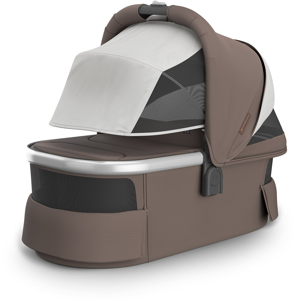 UPPAbaby Bassinet V3 - Theo (Dark Taupe / Silver Frame)