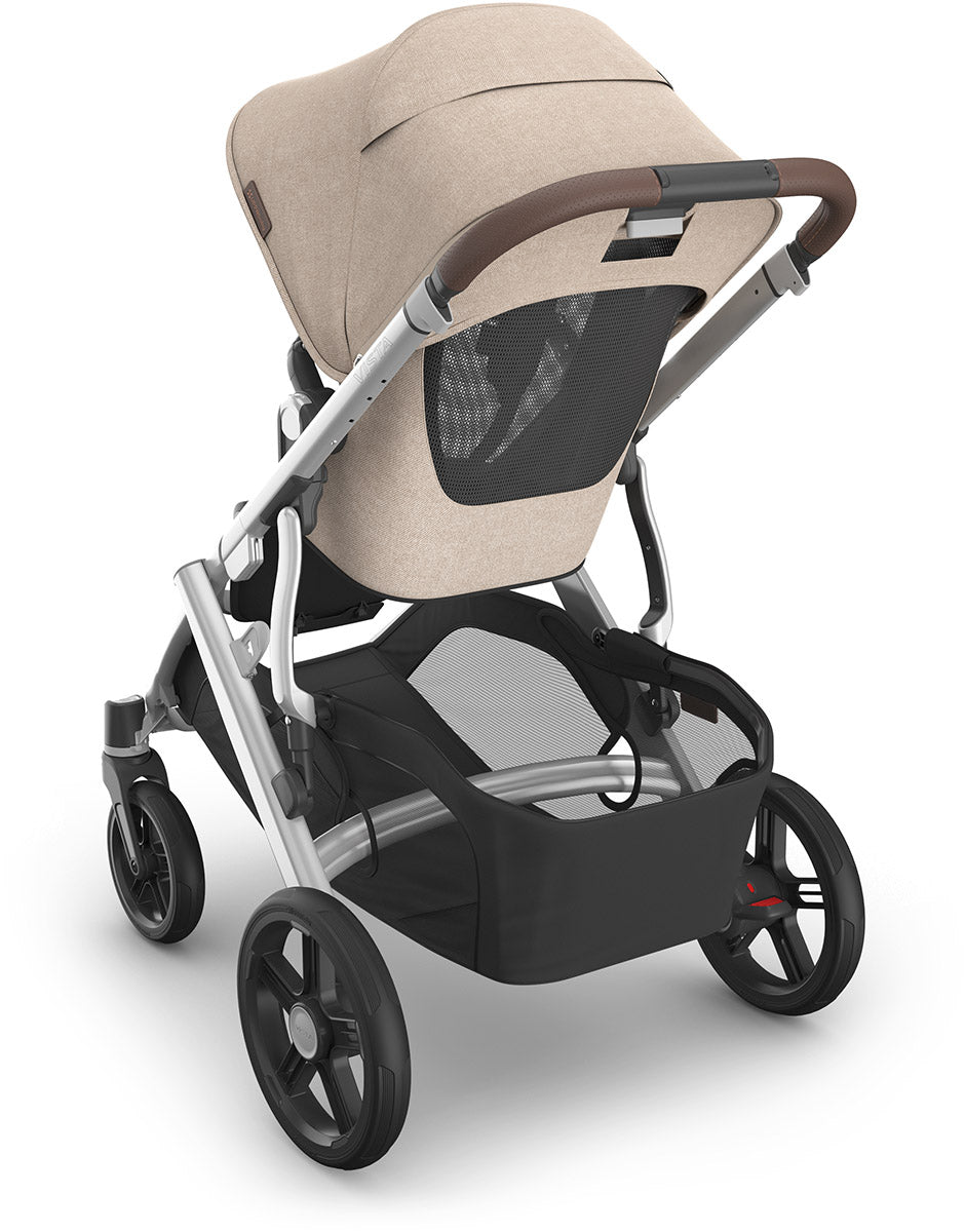 UPPAbaby Vista V3 Single-to-Double Stroller + PiggyBack Ride-Along Bundle - Declan