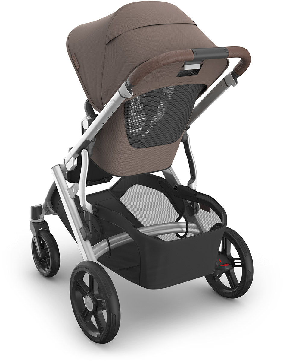 UPPAbaby Vista V3 Single-to-Double Stroller + PiggyBack Ride-Along Bundle - Theo