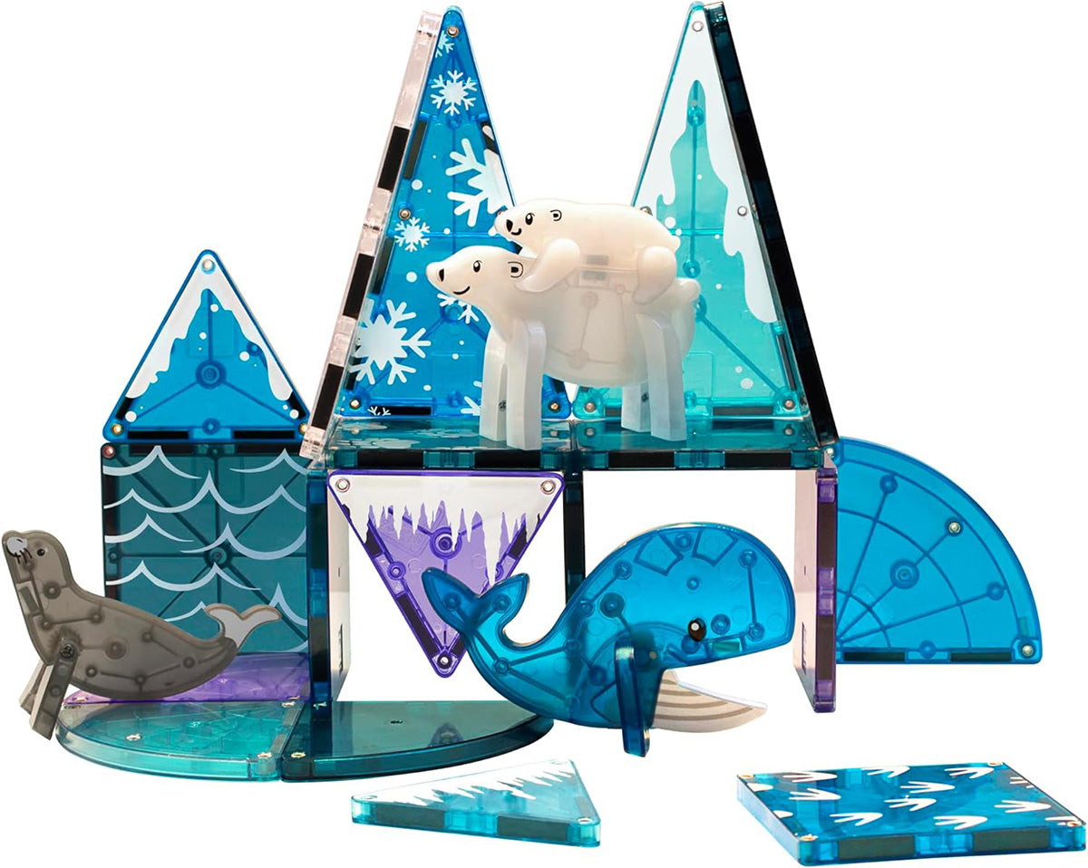 Magna-Tiles Arctic Animals, 25-Piece Set