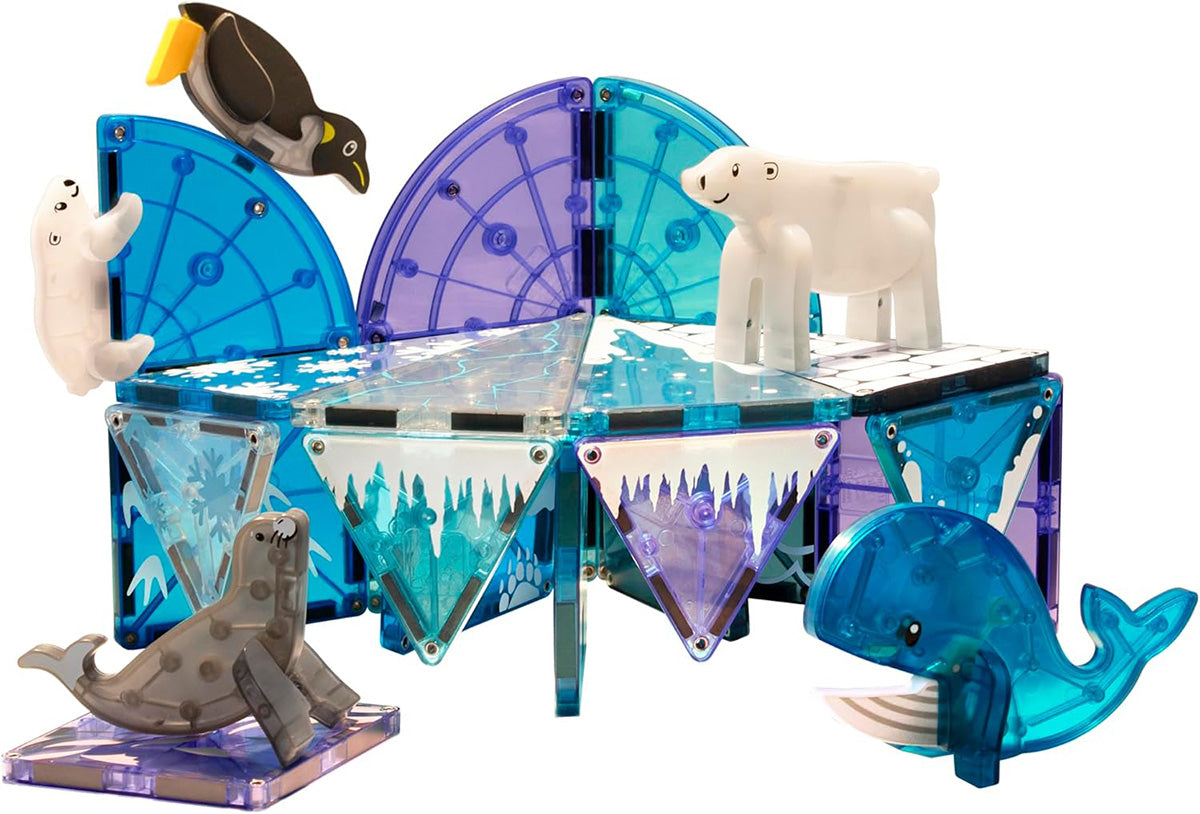 Magna-Tiles Arctic Animals, 25-Piece Set