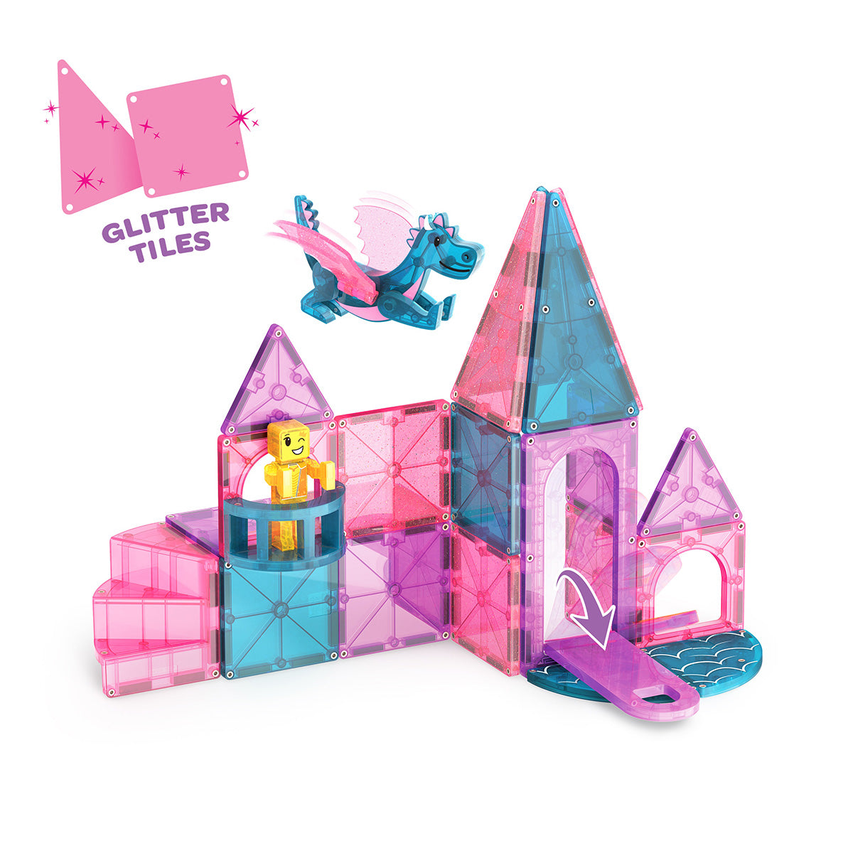 Magna-Tiles Castle, 25-Piece Set