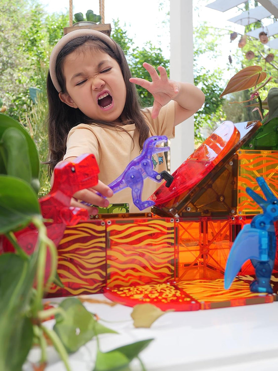 Magna-Tiles Dino World, 40-Piece Set